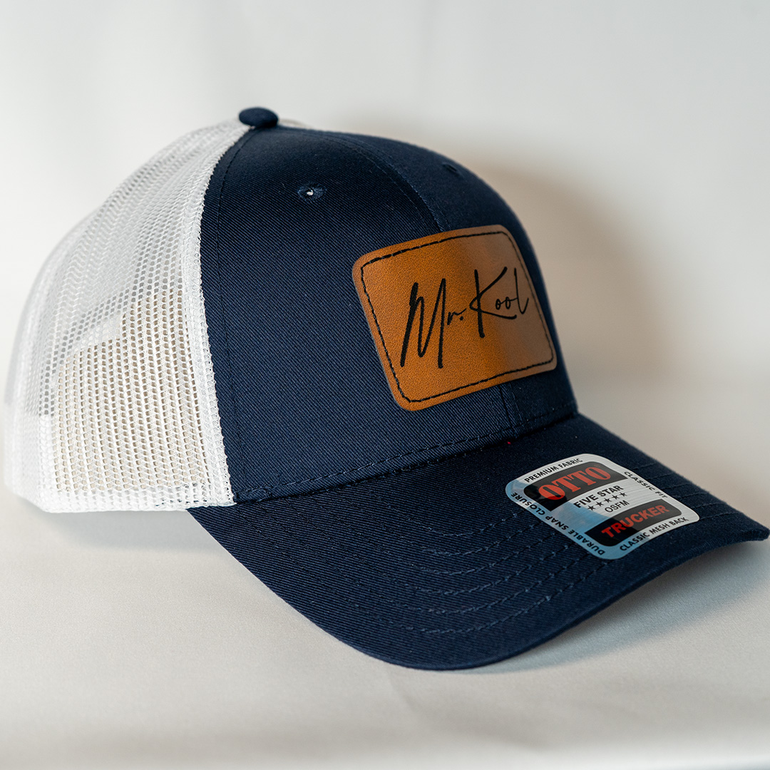 Mr. Kool Performance Trucker Hat – Navy & White